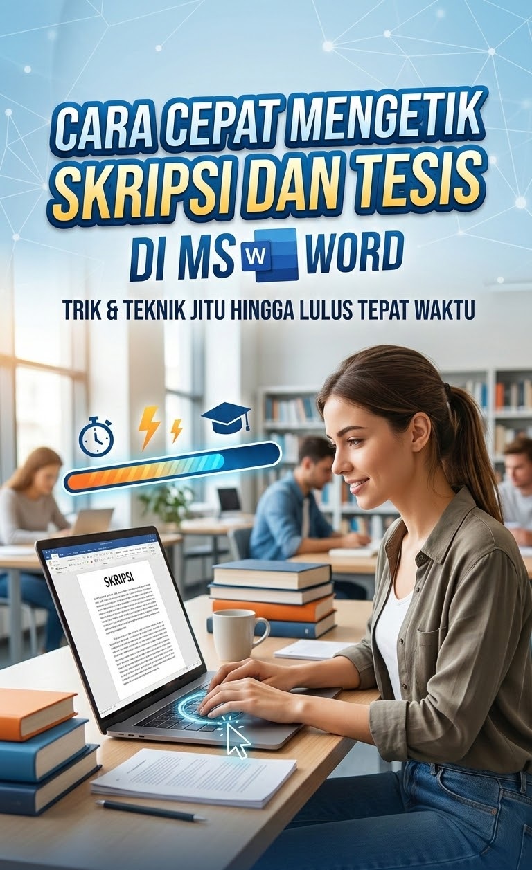 CARA CEPAT MENGETIK SKRIPSI DAN TESIS DI MS WORD